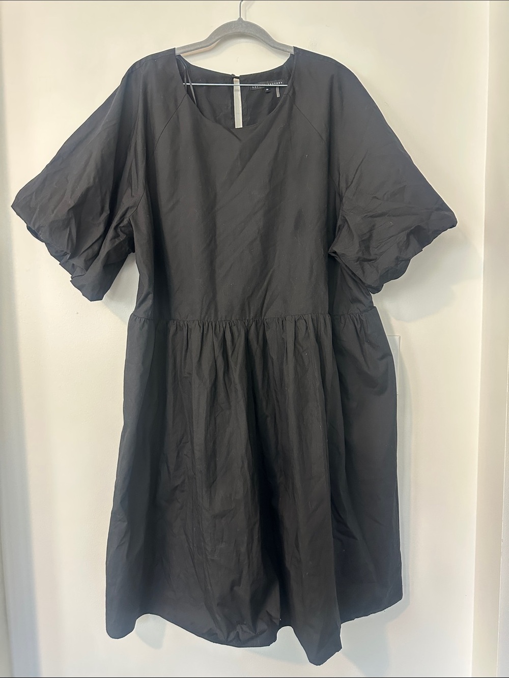 Tuckernuck English Factory Poplin Bubbke Sleeve Dress 3X